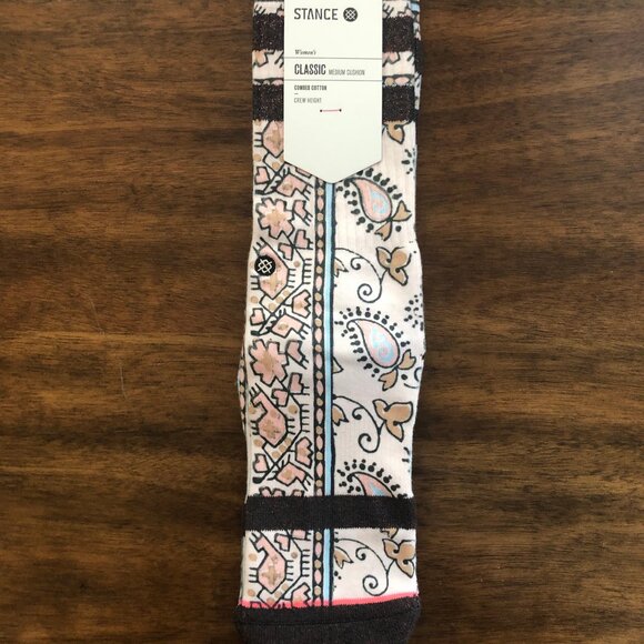 Stance “Alan” Socks Cream Medium M, NWT - Picture 4 of 4